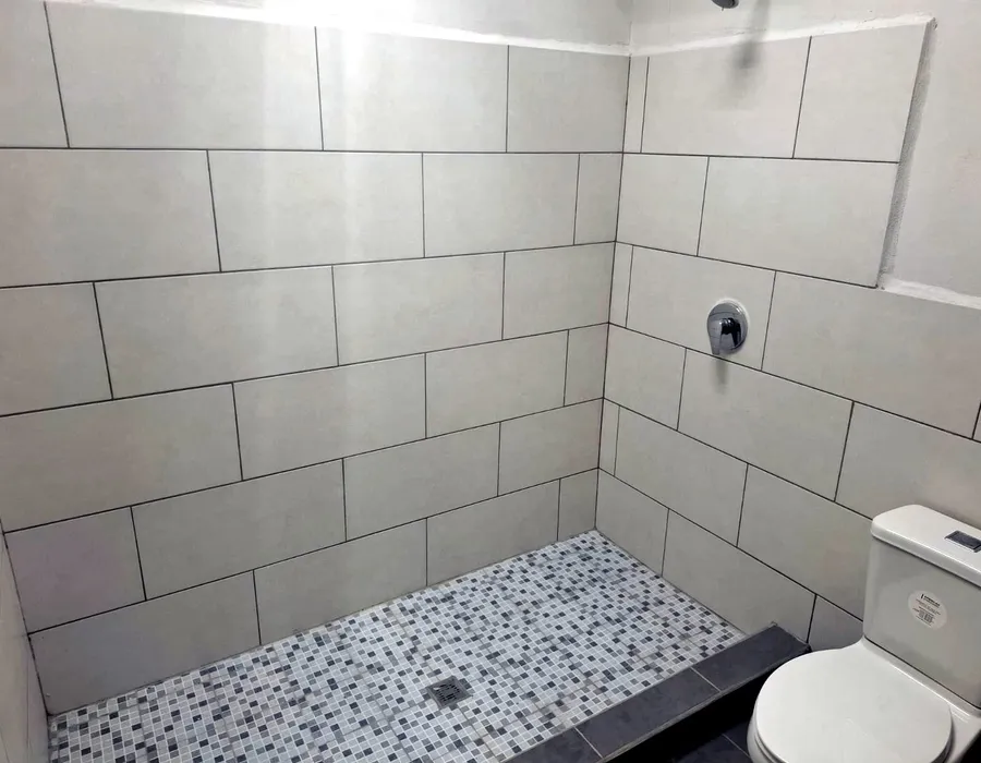 Baño enchapado
