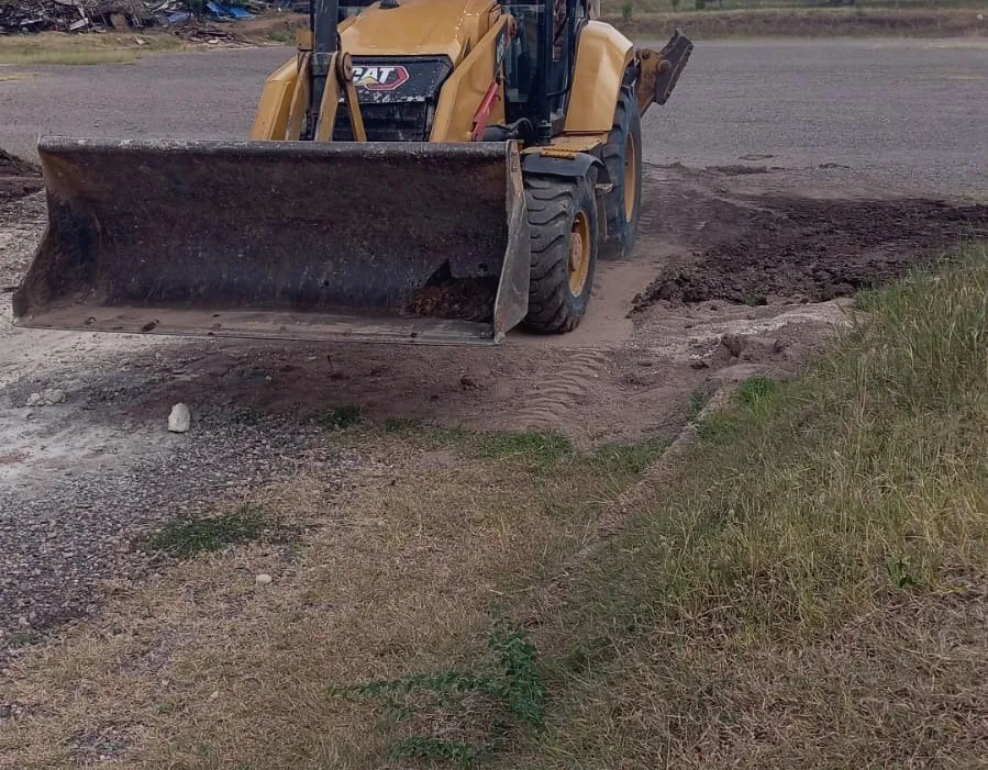 Excavación para la red