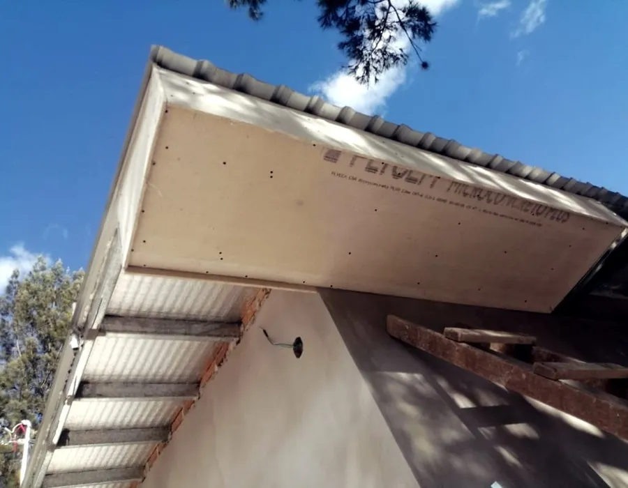 Alero y fascia terminados
