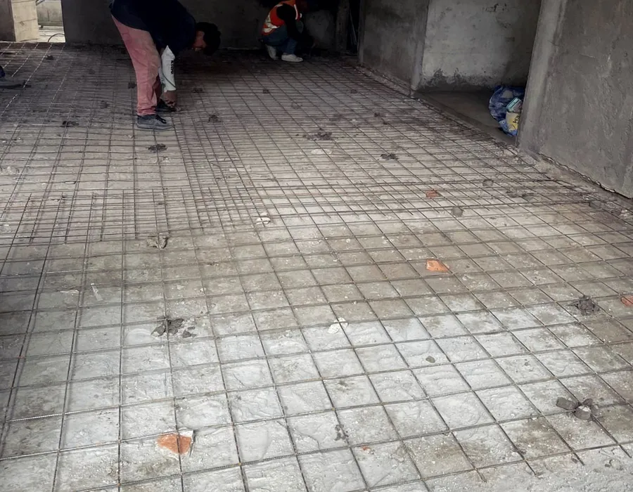 Armado de malla para losa